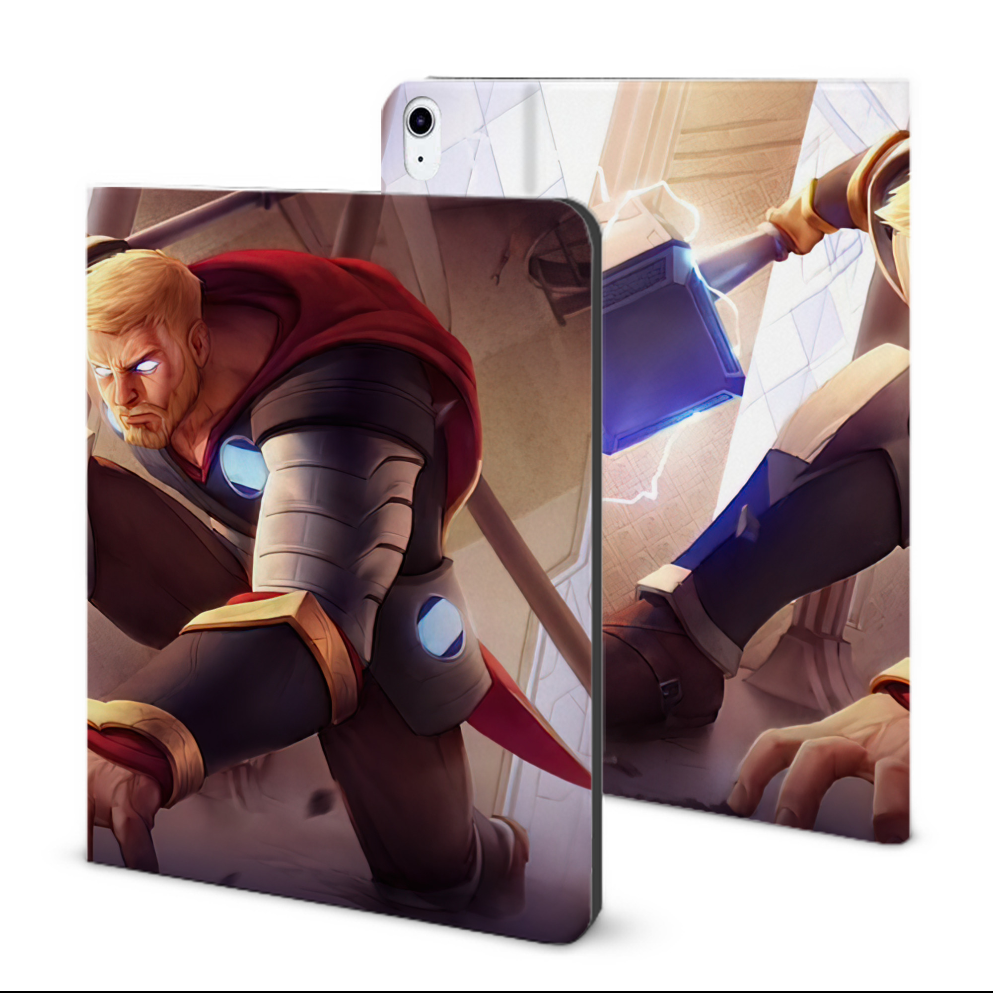 （画像用） アベンジャーズ The Avengers IPad ケース ブック型 PUレザー TPU 耐衝撃 軽量 薄型 ペン収納なし 全面保護 IPad 各モデル対応
